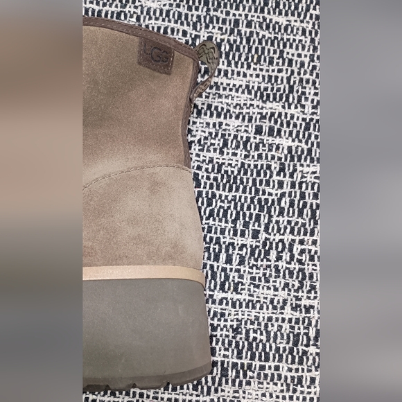 UGG City Func Front Zip Up Suede Brown Boots Women's 9 - Picture 6 of 15